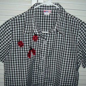 Women's 2-Pc Ladybug Set - New - Small